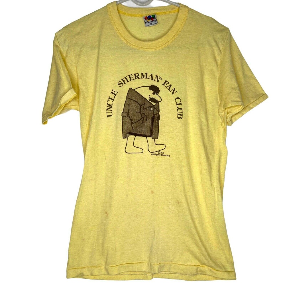 Vintage Uncle Sherman Flasher Fan Club T Shirt